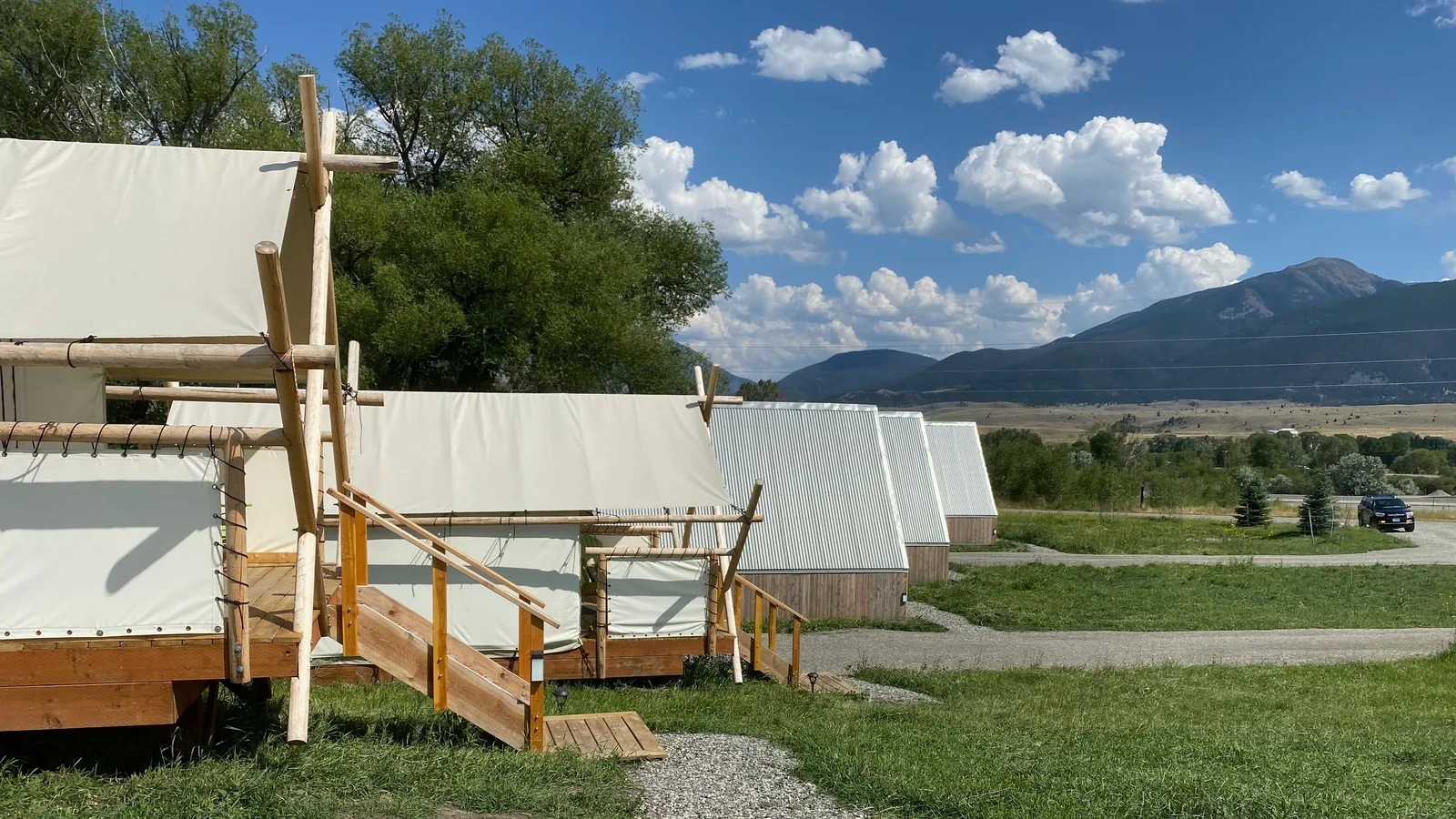 Glamping near Yellowstone